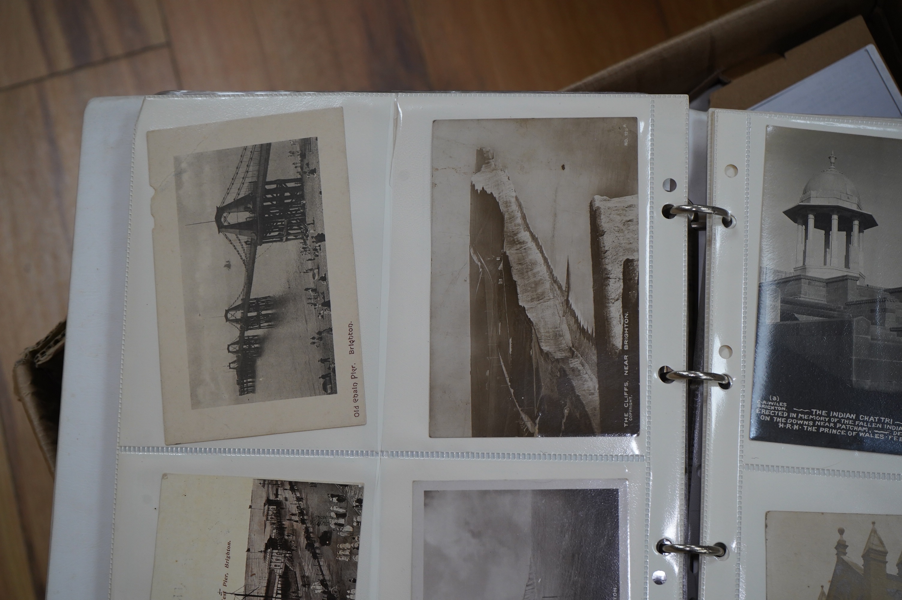 A collection of Brighton postcards and ephemera. Condition - varies